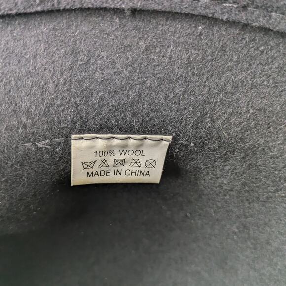 Womens Wool Hat Clodagh Cap Black Church British Fashion Bucket Classic Cloche - Picture 7 of 7